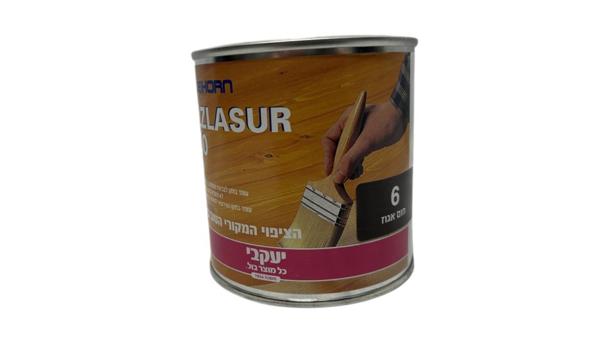 לכה הלזור 250 מ"ל | מספר 6 | חום אגוז