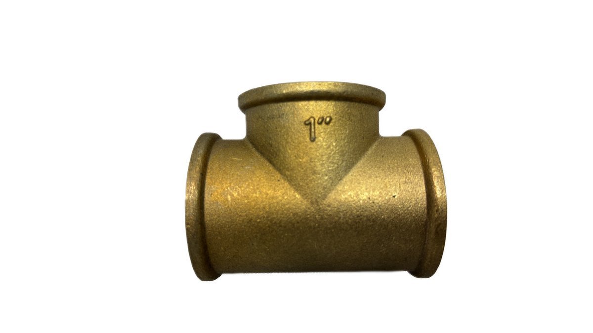 טי נחושת 1"-1"-1"