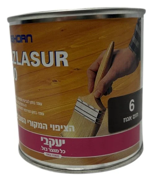 לכה הלזור 250 מ"ל | מספר 6 | חום אגוז