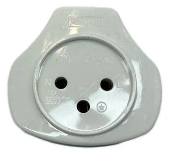 שקע כח קופלונג (לכבל) לבן