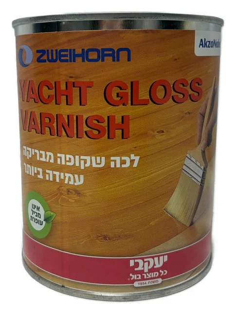 לכה שקופה יכט ורניש מבריק 375 מ"ל